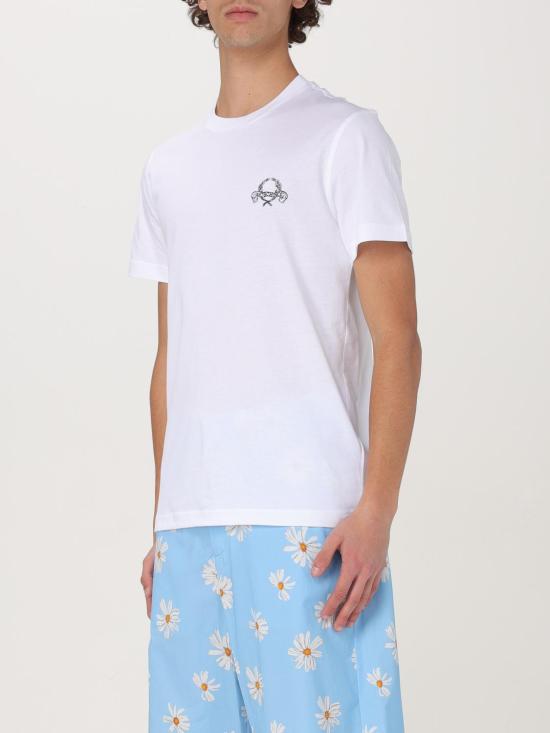 25FW 모스키노 반팔 티셔츠 07180241 1001 White - MOSCHINO