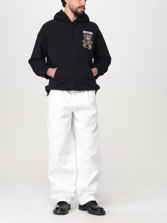 25SS 모스키노 긴팔 티셔츠 17030228 1555 Black - MOSCHINO