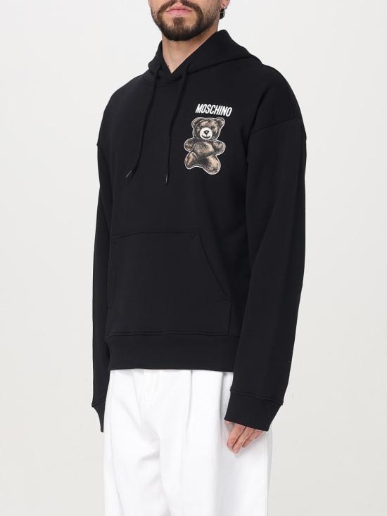 25SS 모스키노 긴팔 티셔츠 17030228 1555 Black - MOSCHINO