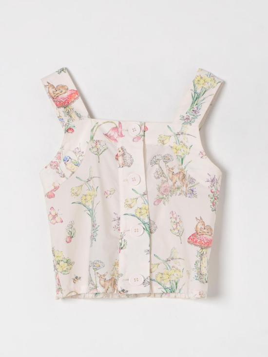 25FW [키즈] 스텔라 맥카트니 탑 TW5A72Z2547 101MC Ivory