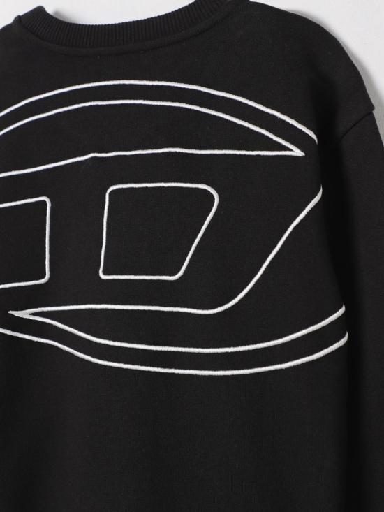 25FW [키즈] 디젤 풀오버 J022740GYCJ K900 Black - DIESEL