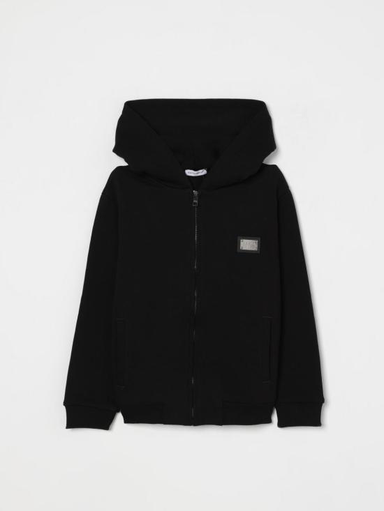 25FW [키즈] 돌체앤가바나 풀오버 L4JW2VG7I2P N0000 Black