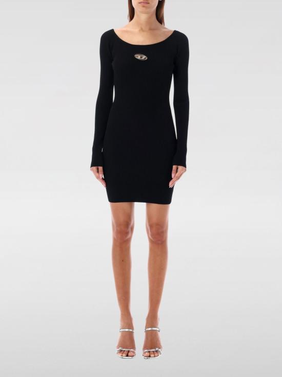 25FW 디젤 M-VERA 엠 베라 오프숄더 숏 원피스  A141880DLAX 9XX Black