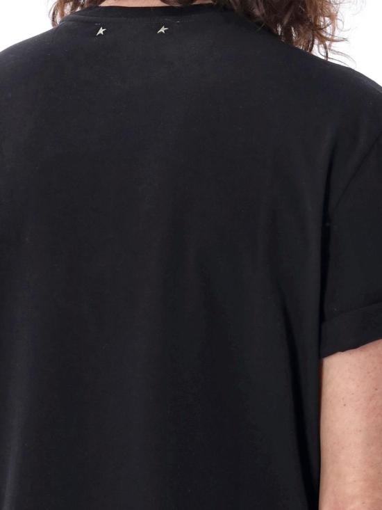 25FW 골든구스 반팔 티셔츠 GMP01220P00063790292 Black - GOLDEN GOOSE