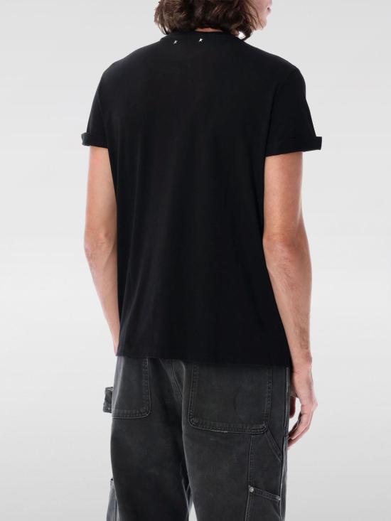 25FW 골든구스 반팔 티셔츠 GMP01220P00063790292 Black - GOLDEN GOOSE