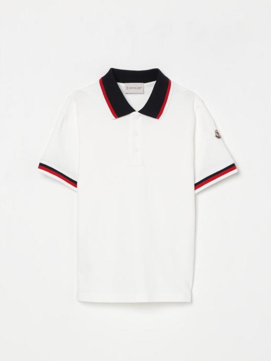 25FW [키즈] 몽클레어 폴로 셔츠 8A0000289ALK 034 White