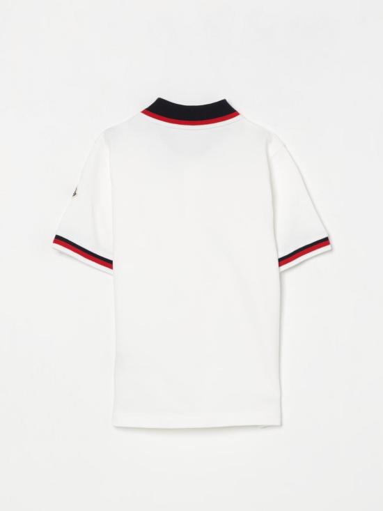 25FW [키즈] 몽클레어 폴로 셔츠 8A0000289ALK 034 White - MONCLER