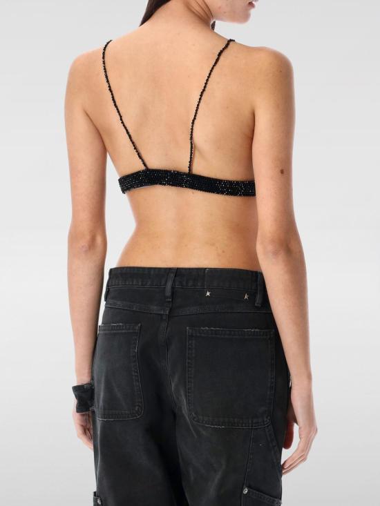 25SS 골든구스 민소매 티셔츠 GWP02270P00197590100 Black - GOLDEN GOOSE