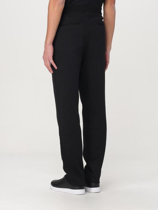 25FW 브루넬로 쿠치넬리 스트레이트 팬츠 MM8313243G C101 Black - BRUNELLO CUCINELLI