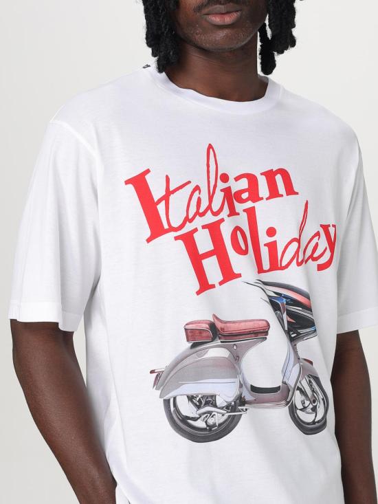 25FW 돌체앤가바나 반팔 티셔츠 G8PN9TG7O4S W0800 White - DOLCE & GABBANA