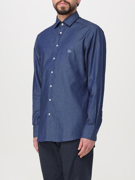 25SS 에트로 긴팔 셔츠 MRIB000299SA531 X0883 Blue - ETRO
