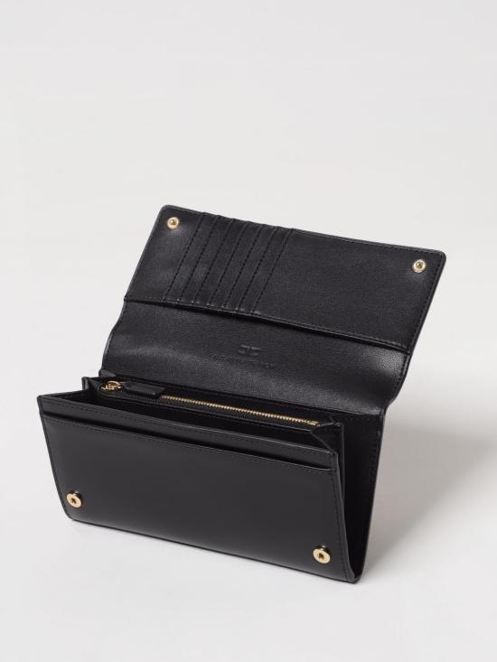 25SS 엘리자베타프랜치 지갑 PF02A 110 Black - ELISABETTA FRANCHI