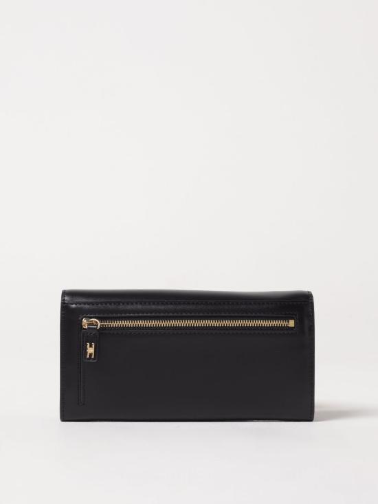 25SS 엘리자베타프랜치 지갑 PF02A 110 Black - ELISABETTA FRANCHI