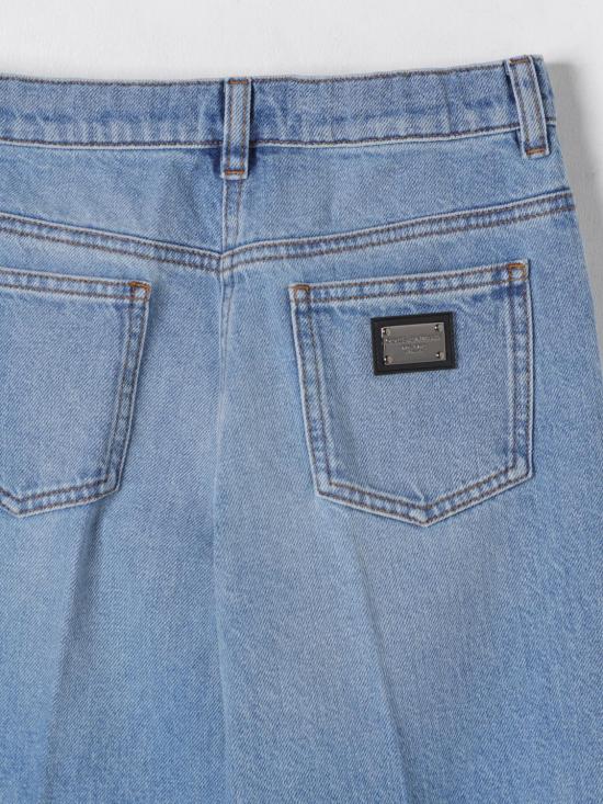 25SS [키즈] 돌체앤가바나 진 L52F91LDD08 S9000 Denim - DOLCE & GABBANA