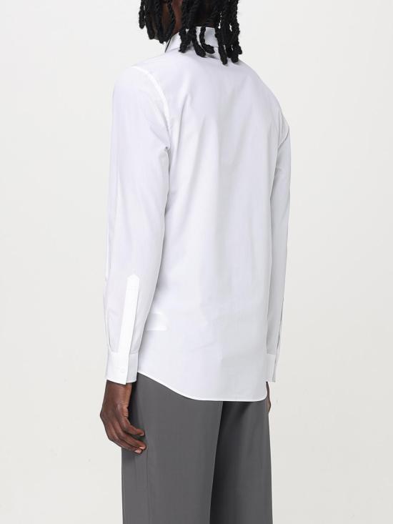 25FW 모스키노 긴팔 셔츠 02390235 1001 White - MOSCHINO