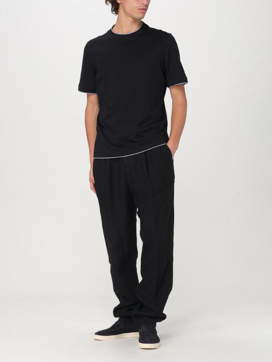 25SS 브루넬로 쿠치넬리 팬츠 M243DE1710 C101 Black - BRUNELLO CUCINELLI