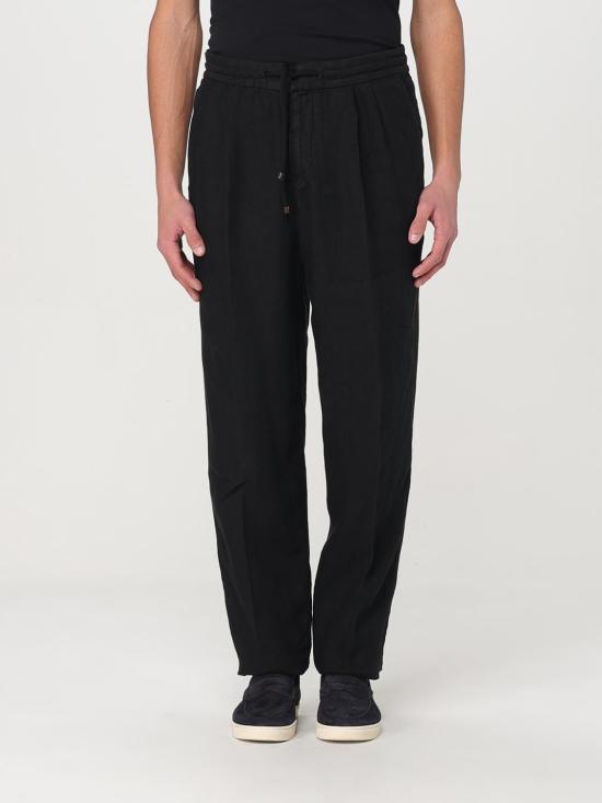 25SS 브루넬로 쿠치넬리 팬츠 M243DE1710 C101 Black