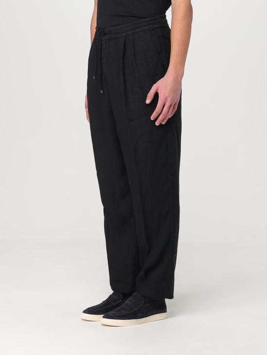 25SS 브루넬로 쿠치넬리 팬츠 M243DE1710 C101 Black - BRUNELLO CUCINELLI