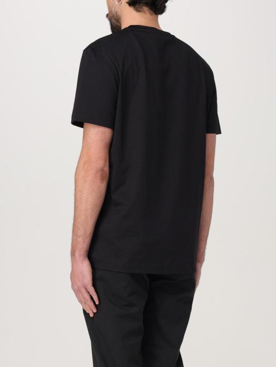 25FW 돈답 반팔 티셔츠 US198JF0271UZL4 999 Black - DONDUP