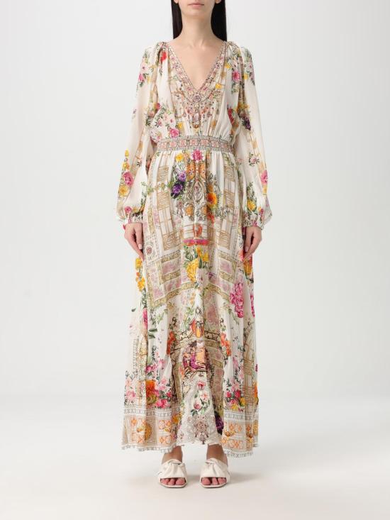 25SS 카밀라 롱 원피스 00031531 EGYPTIAN ROSE White