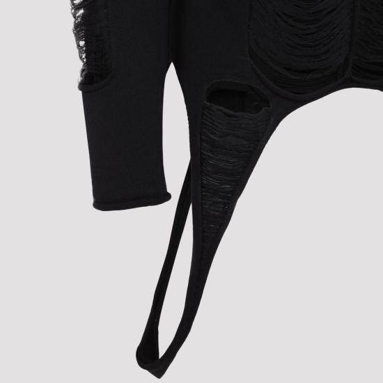 25SS 릭 오웬스 긴팔 티셔츠 RR01E5671 KGRIDM 09 Black - RICK OWENS