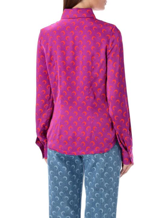 24FW 마린세르 셔츠 24AWSI023ACWOV0035 PU40 PURPLE - MARINE SERRE