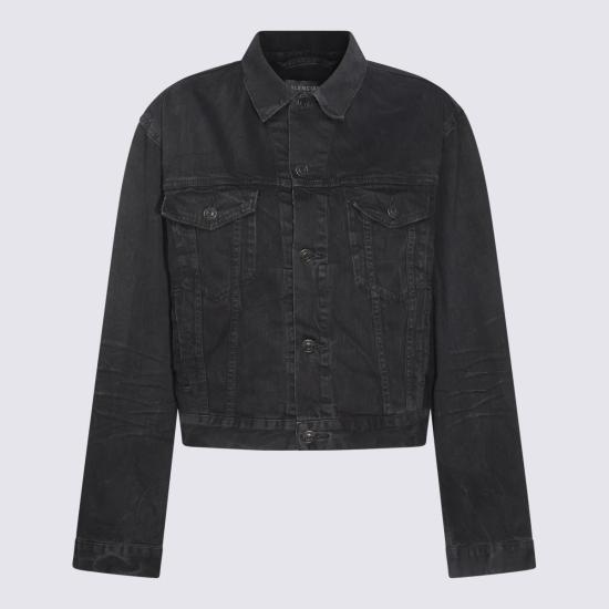 24FW 발렌시아가 자켓 790869TQW541071 LIGHTWEIGHT BLACK - BALENCIAGA