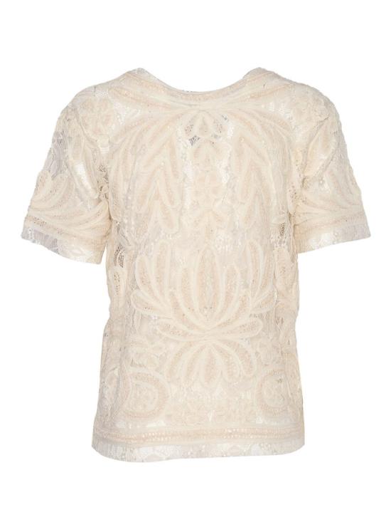 25SS 파로쉬 반팔 티셔츠 NIXIE D311640 101 233878 Beige - PAROSH