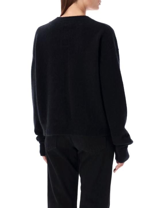 24FW 릭 오웬스 스웨터 24ARP02D3650KWP 09 Black - RICK OWENS