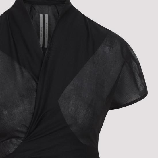 25SS 릭 오웬스 긴팔 티셔츠 RP01E7233 CV 09 Black - RICK OWENS