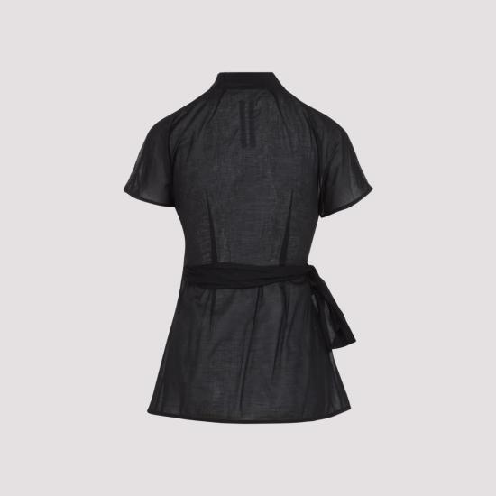 25SS 릭 오웬스 긴팔 티셔츠 RP01E7233 CV 09 Black - RICK OWENS