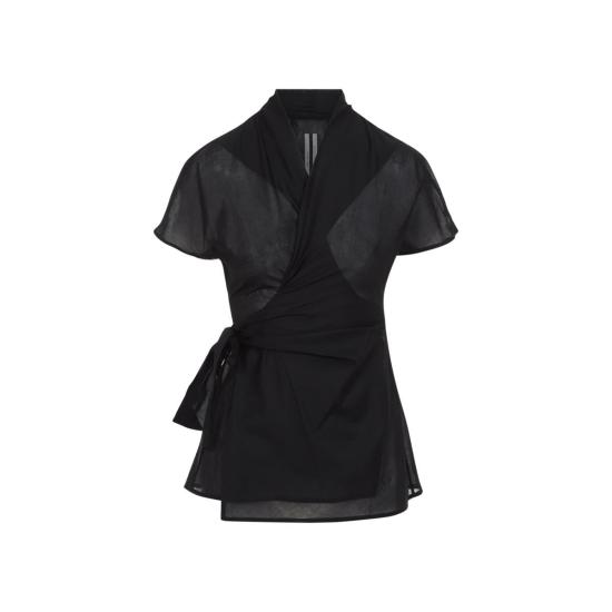 25SS 릭 오웬스 긴팔 티셔츠 RP01E7233 CV 09 Black