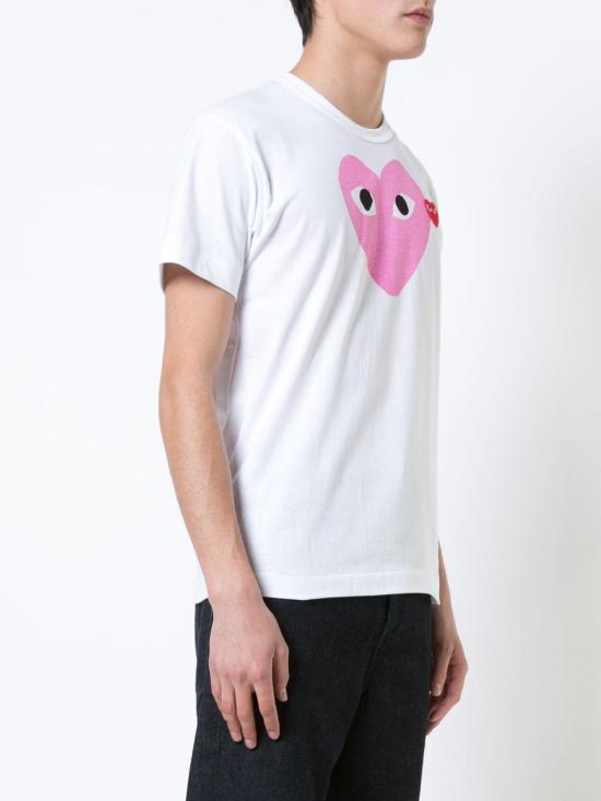 25SS 꼼데가르송 반팔 티셔츠 AX T106 051 4 Pink - COMME DES GARCONS