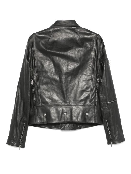 25SS 릭 오웬스 가죽 자켓 RU01E5765LTP 09 BLACK - RICK OWENS