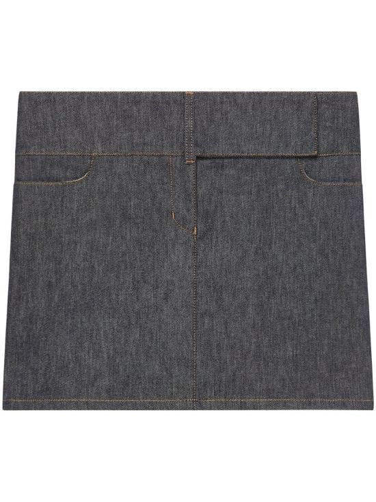 25SS 쿠레쥬 숏 스커트 125DJU218DE0035 9011 DARK HEATHER GREY