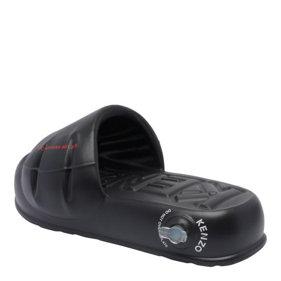 25SS 겐조 뮬/슬리퍼 FF52MU210E50 99 Black - KENZO