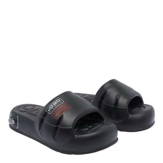 25SS 겐조 뮬/슬리퍼 FF52MU210E50 99 Black - KENZO