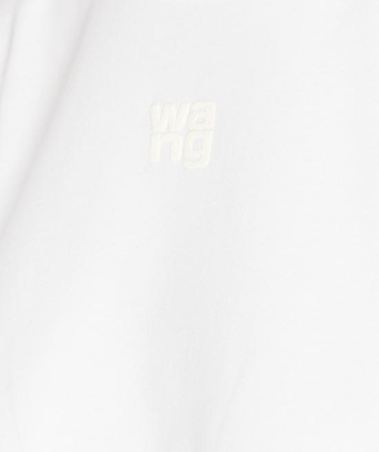 25SS 알렉산더 왕 반팔 티셔츠 4CC3241521 100 White - ALEXANDER WANG