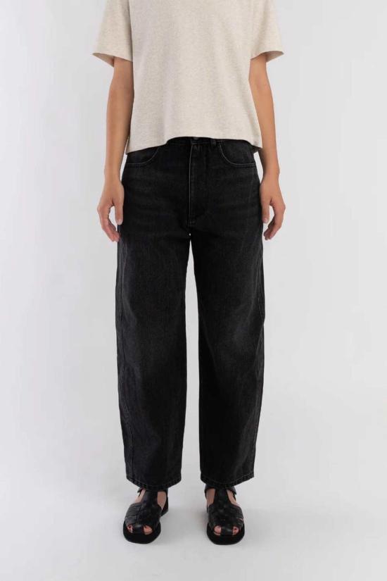  미셀라 그렉 데님 팬츠 미카엘라 그렉 패널 진 페이디드 블랙 - MICAELA GREG