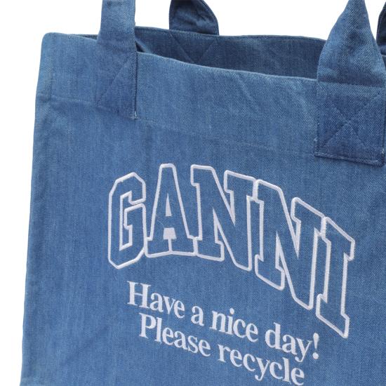 25SS 가니 토트백 A5599 630 Blue - GANNI