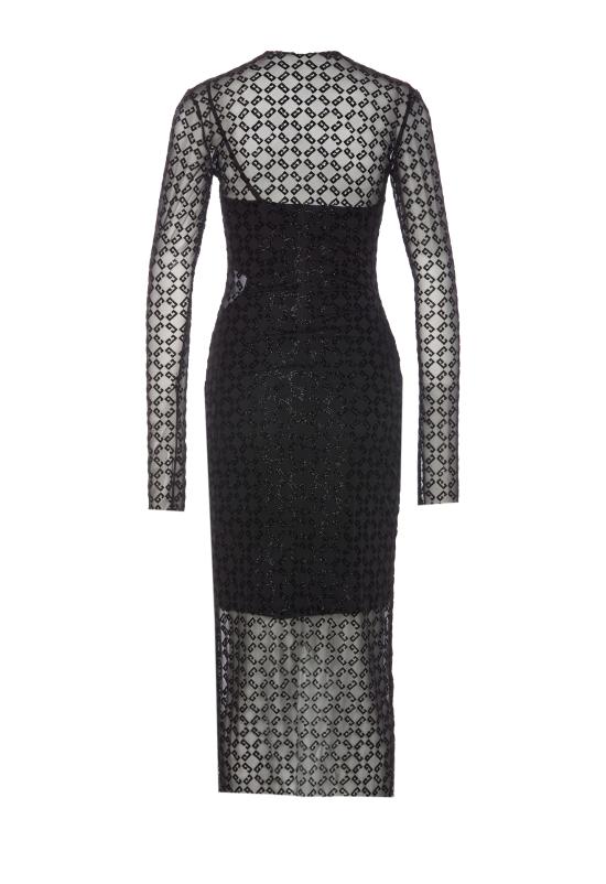 25SS 지방시 미디 원피스 BW225620H0 008 Black - GIVENCHY