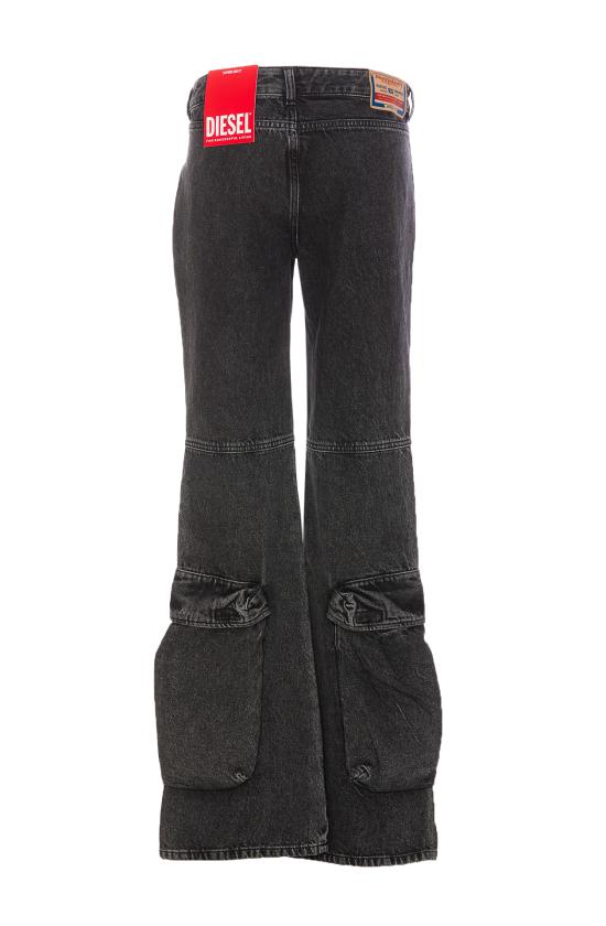 24FW 디젤 데님 팬츠 A14739 0CBDH02 Black - DIESEL