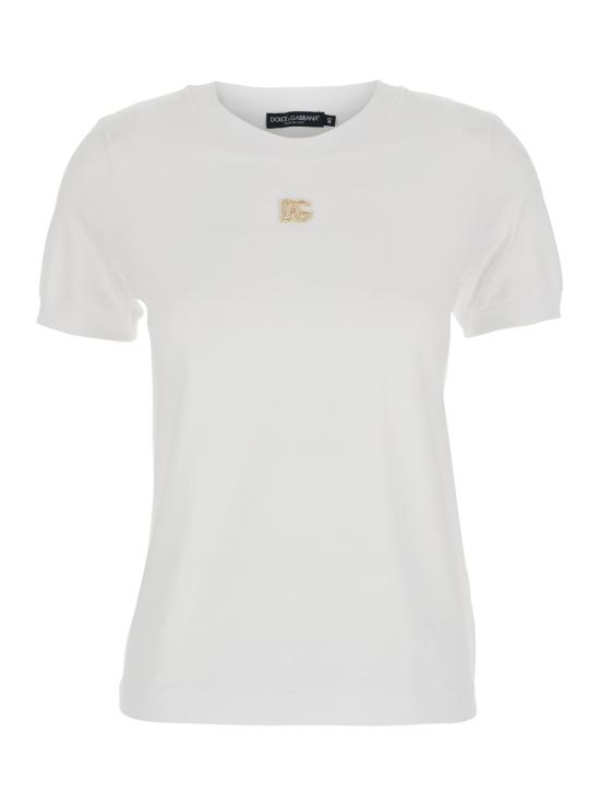 25SS 돌체앤가바나 반팔 티셔츠 F8N08ZGDCWQW0800 White