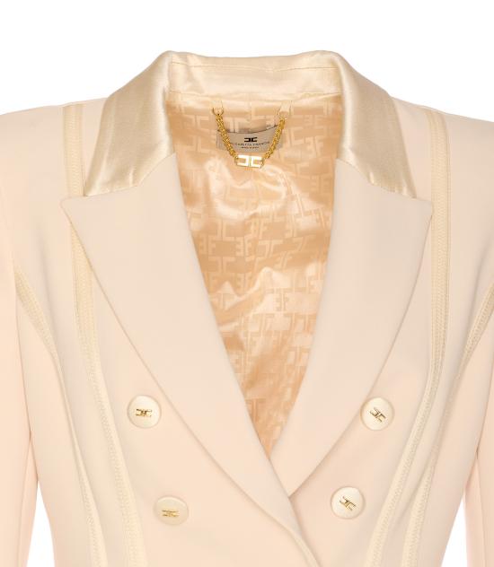 25SS 엘리자베타프랜치 자켓 GI14251E2 193 White - ELISABETTA FRANCHI