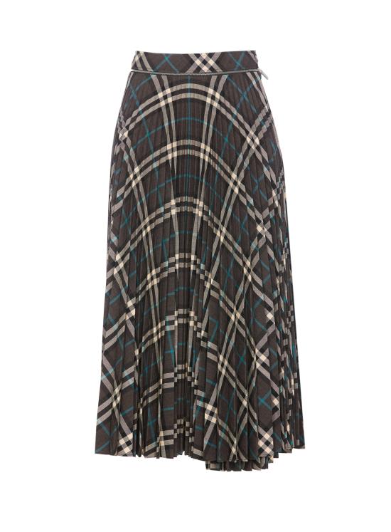 24FW 버버리 미디 스커트 8093010 C1213 Grey