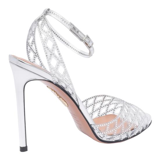 25SS 아쿠아주라 샌들 LMEHIGS0 PSYCCC Silver - AQUAZZURA