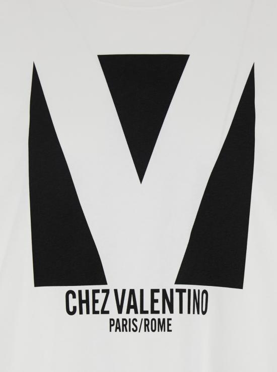 25SS 발렌티노 가라바니 반팔 티셔츠 6V3MG16PAQ9A03 White - VALENTINO GARAVANI