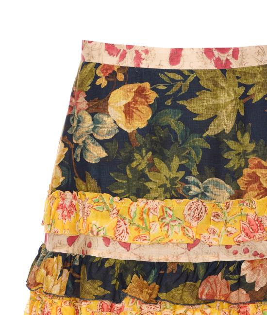 25SS 발렌티노 가라바니 미디 스커트 RACG6977 M12 MultiColour - VALENTINO GARAVANI