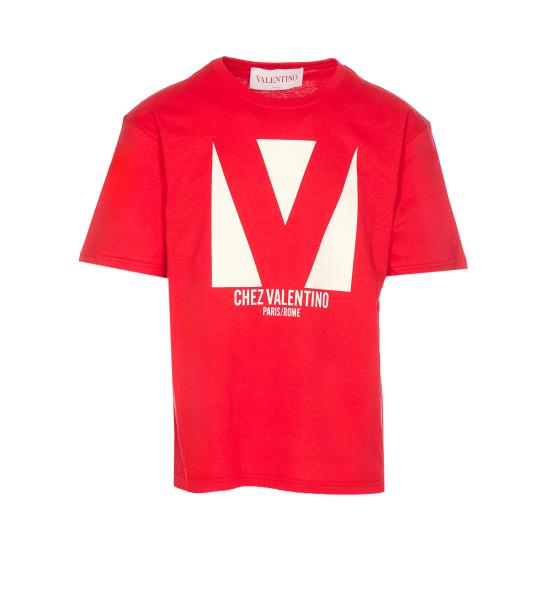 25SS 발렌티노 가라바니 반팔 티셔츠 MG16PAQ9 157 Red