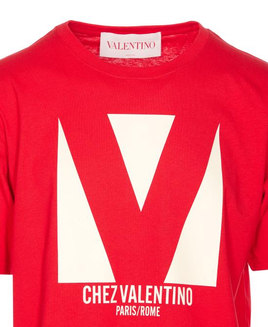 25SS 발렌티노 가라바니 반팔 티셔츠 MG16PAQ9 157 Red - VALENTINO GARAVANI